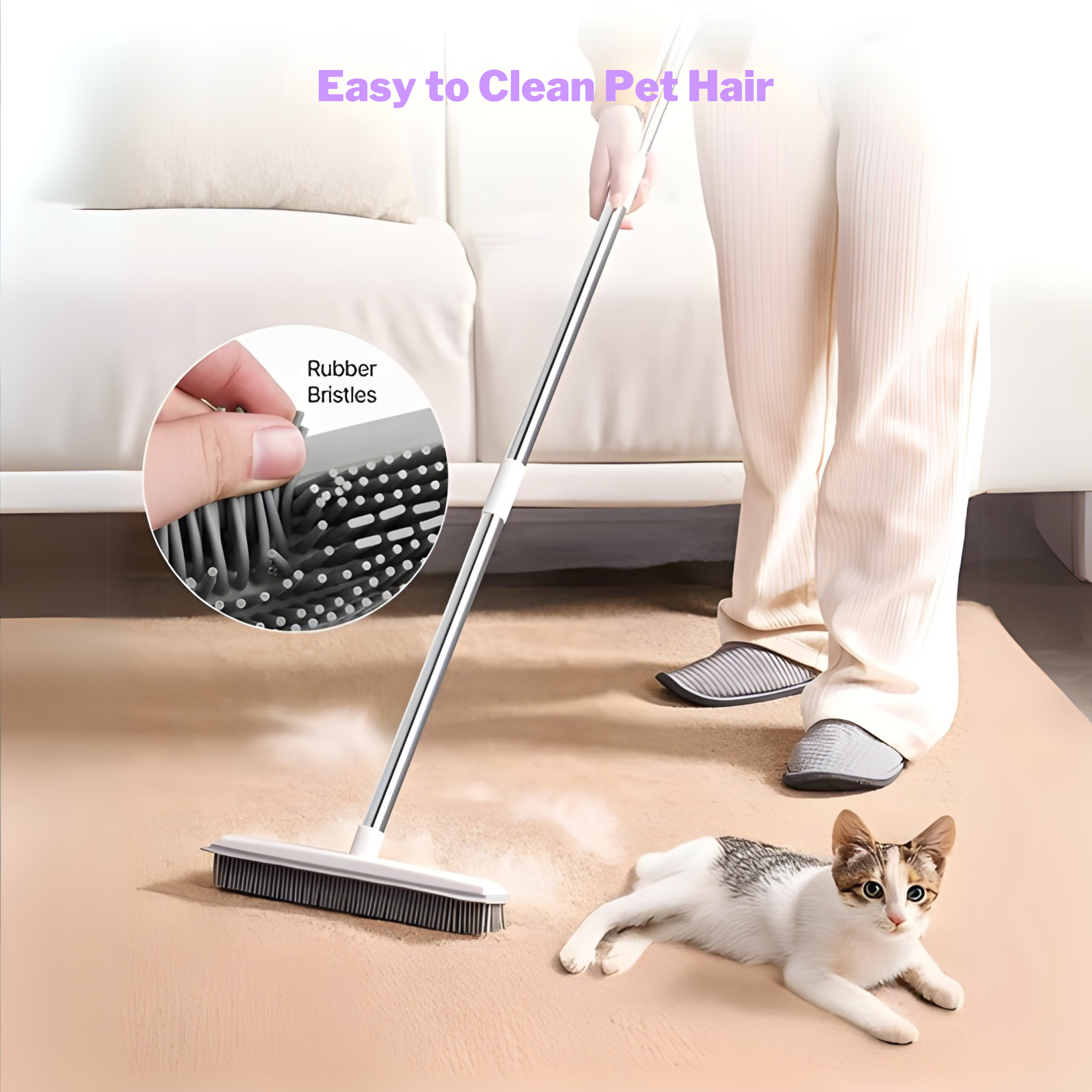 Brrist Pet Hair Removal Broom